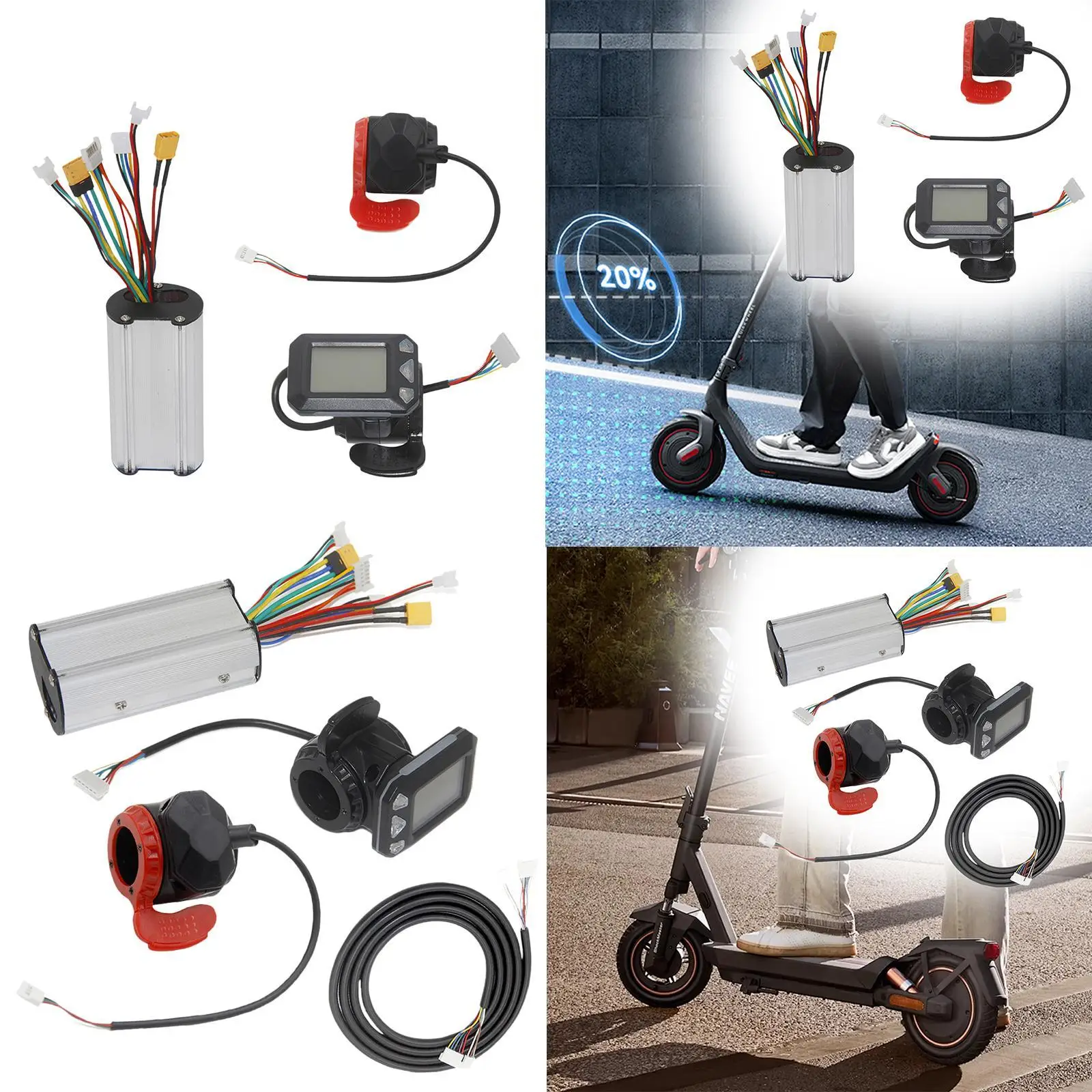 Electric Scoooter Motor Display Controller Kit, Professional ,Replacement,High Performance, Spare Parts ,Modification, 36V 350W
Electric Scoooter Motor Display Controller Kit, Professional ,Replacement,High Performance, Spare Parts ,Modification, 36V 350W