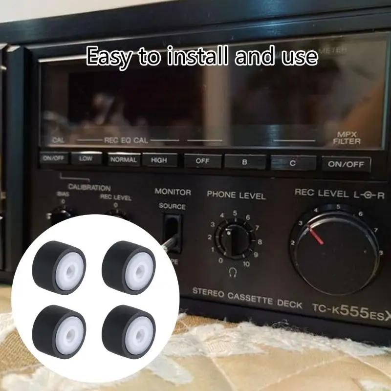 Cassette Tape Cassette Recorder Pinch Rollers Pressure Belt Pulley Set 4PCS W8EC
Cassette Tape Cassette Recorder Pinch Rollers Pressure Belt Pulley Set 4PCS W8EC