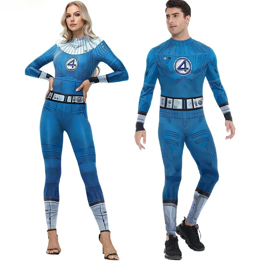 Movie The Fantastic Four 4 Cosplay Costum Superhero Susan Storm Cosplay Zentai Bodysuit Performance Jumpsuit Carnival Outfits
Movie The Fantastic Four 4 Cosplay Costum Superhero Susan Storm Cosplay Zentai Bodysuit Performance Jumpsuit Carnival Outfits