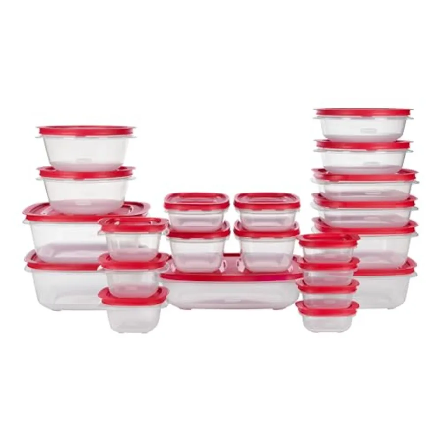 EasyStore 44-Piece Food Storage Container Set with Lids for Kitchen Organization BPA-Free Transparent Containers for Refrigerat
EasyStore 44-Piece Food Storage Container Set with Lids for Kitchen Organization BPA-Free Transparent Containers for Refrigerat