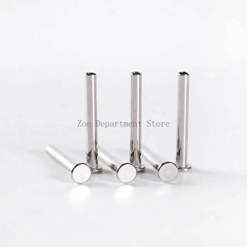 200pcs 304 Stainless Steel Flat Head Semi-Hollow Rivets M2-M6 Punching Head Hollow Nail Flat round Head Rivets for DIY Crafts
200pcs 304 Stainless Steel Flat Head Semi-Hollow Rivets M2-M6 Punching Head Hollow Nail Flat round Head Rivets for DIY Crafts