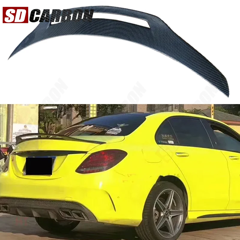 For Mercedes Benz C Class W205 C43 C63 Carbon Fiber Tail fins Spoiler Duckbill Car Wing Retrofit the rear wing Upgrade body kit
For Mercedes Benz C Class W205 C43 C63 Carbon Fiber Tail fins Spoiler Duckbill Car Wing Retrofit the rear wing Upgrade body kit