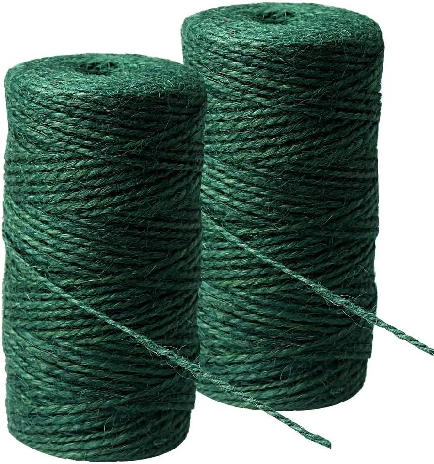656ft Green Jute Twine, Heavy Duty Garden String for Craft, Floristry, Gift Wrapping
656ft Green Jute Twine, Heavy Duty Garden String for Craft, Floristry, Gift Wrapping