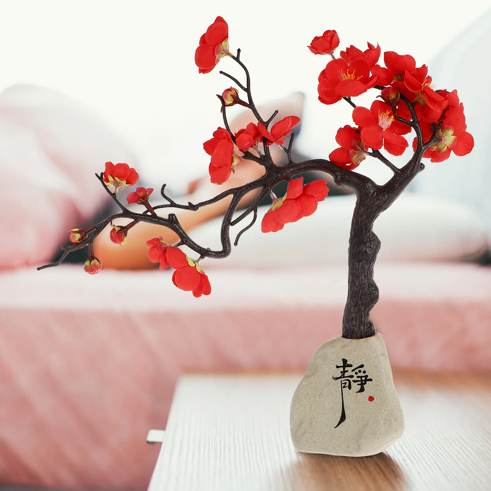 Artificial Plum Blossom Branch Red Beautiful Decoration for Living Room Bedroom Dining Room Artificial Plum Blossom Ornament
Artificial Plum Blossom Branch Red Beautiful Decoration for Living Room Bedroom Dining Room Artificial Plum Blossom Ornament