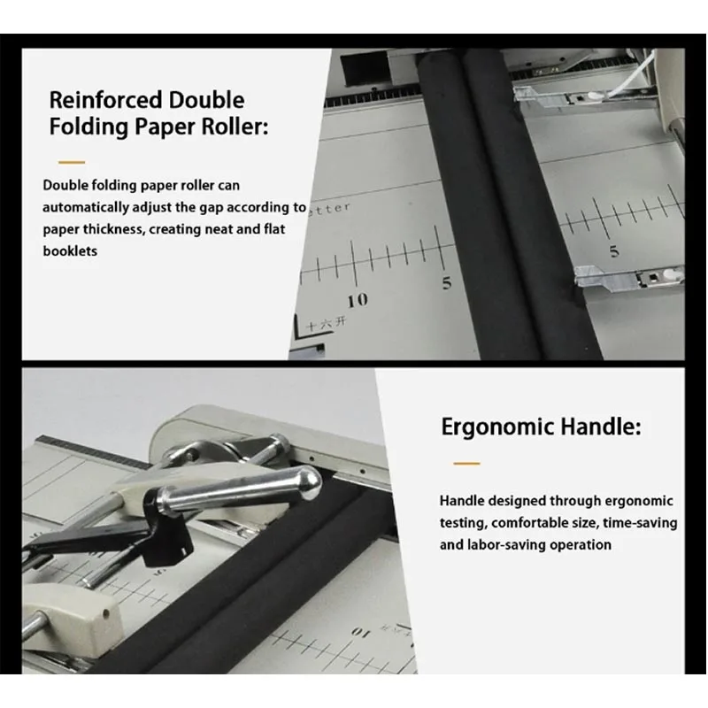 Format Manual Binding and Folding Machine A3 Booklet Riding Saddle Stapler Pamphlet Broshure Binding & Folding Machine 220V
Format Manual Binding and Folding Machine A3 Booklet Riding Saddle Stapler Pamphlet Broshure Binding & Folding Machine 220V