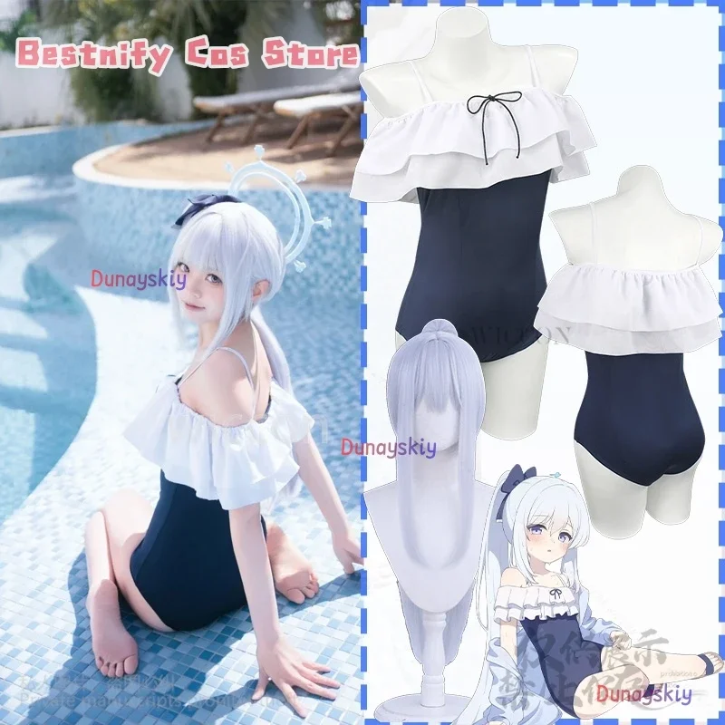 CosplayGame Blue Archive 코스프레 Tsukiyuki Miyako Anime Costume Y2K Swimsuit Summer Uniform Jumpsuit Sexy Kawaii Dress Wigs Customi
CosplayGame Blue Archive 코스프레 Tsukiyuki Miyako Anime Costume Y2K Swimsuit Summer Uniform Jumpsuit Sexy Kawaii Dress Wigs Customi