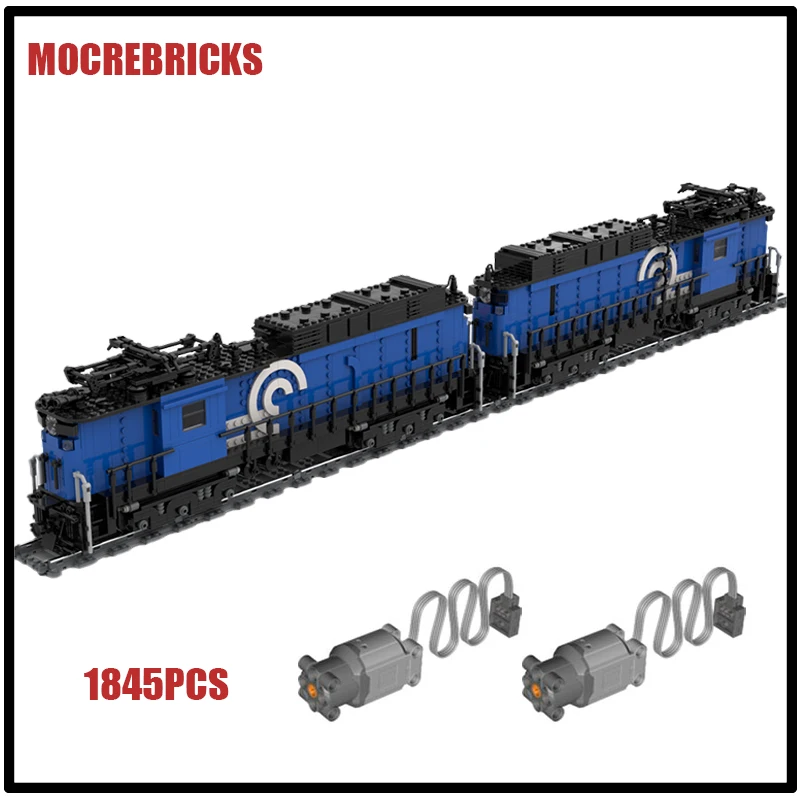 City Railway Express Freight Train E-33 Electric Locomotive With Motor MOC Building Blocks Assembly Model Bricks Toys Kid's Gift
City Railway Express Freight Train E-33 Electric Locomotive With Motor MOC Building Blocks Assembly Model Bricks Toys Kid's Gift