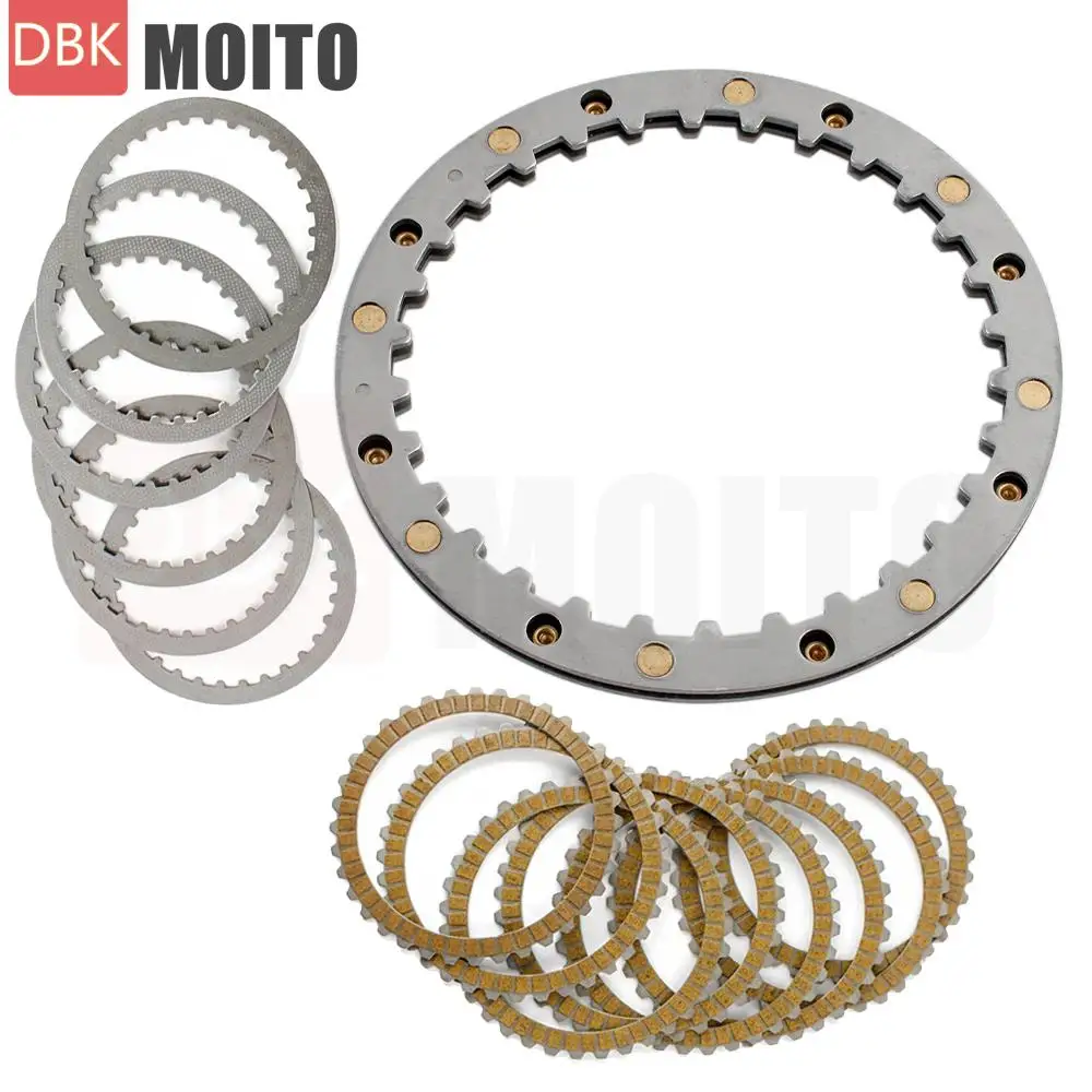 Clutch Friction Plate Spring Plate Kit For Harley Sportster 883 1200 Forty Eight Iron 883 1200 Roadster 37911-90 37913-90
Clutch Friction Plate Spring Plate Kit For Harley Sportster 883 1200 Forty Eight Iron 883 1200 Roadster 37911-90 37913-90