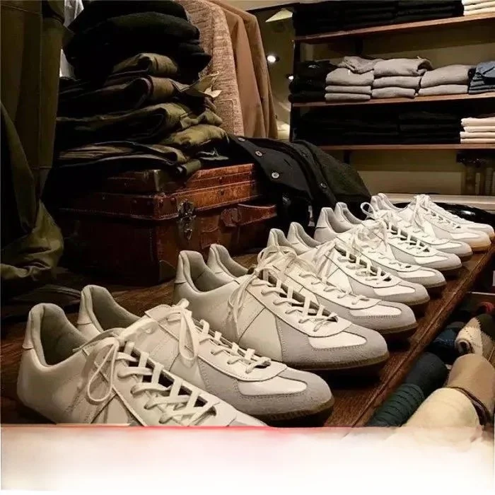 Retro Genuine Leather Sports Casual Shoes Unisex Trendy Dequan Shoes round Toe Flat Heel Rubber Outsole Wear Resistant
Retro Genuine Leather Sports Casual Shoes Unisex Trendy Dequan Shoes round Toe Flat Heel Rubber Outsole Wear Resistant