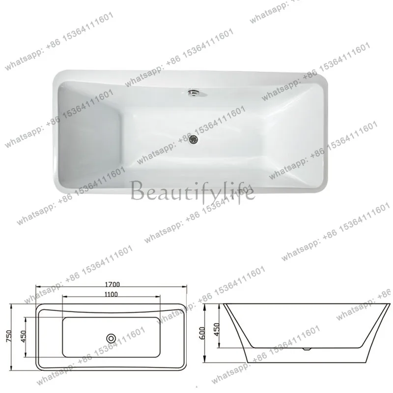 Acrylic European style independent bathtub shower bath European style
Acrylic European style independent bathtub shower bath European style