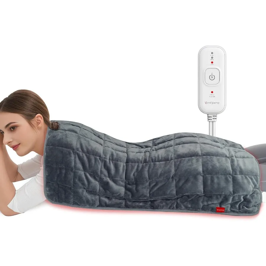 Comfytemp Far Infrared Weighted Heating Pad for Back and Cramps FSA HSA Eligible 17"×33" XXXL Large Electric Heat Pad Heated Pa
Comfytemp Far Infrared Weighted Heating Pad for Back and Cramps FSA HSA Eligible 17"×33" XXXL Large Electric Heat Pad Heated Pa