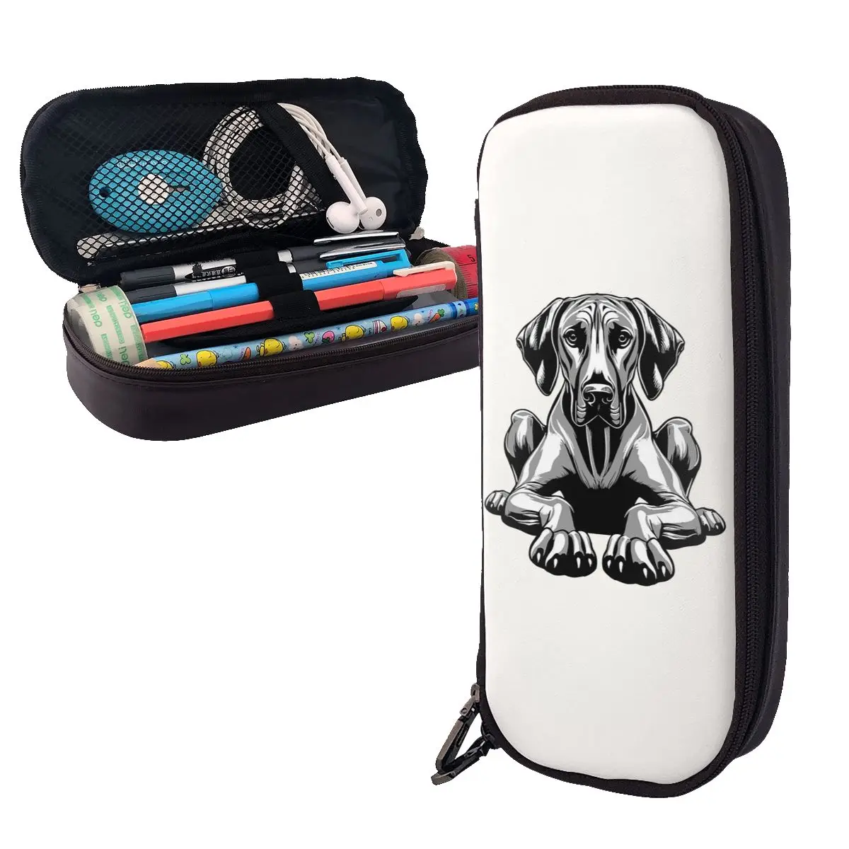 The Rhodesian Ridgeback Leather Pencil Cases Pen Holder Storage Stationery Supplies Big Capacity Pen Box Pencil Bag for School
The Rhodesian Ridgeback Leather Pencil Cases Pen Holder Storage Stationery Supplies Big Capacity Pen Box Pencil Bag for School