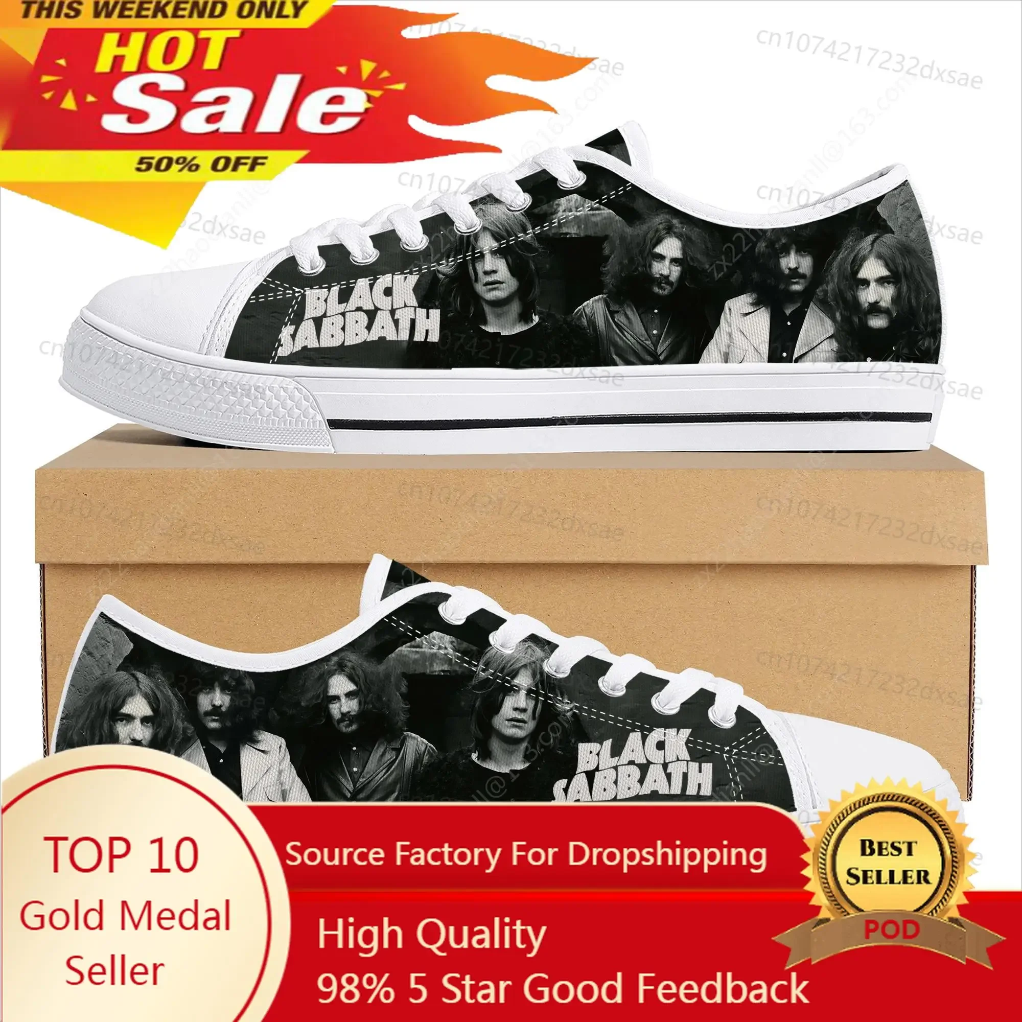 Black Heavy Metal Band Sabbath Low Top High Quality Sneakers Mens Women Teenager Canvas Sneaker Casual Couple Shoes Custom Shoes
Black Heavy Metal Band Sabbath Low Top High Quality Sneakers Mens Women Teenager Canvas Sneaker Casual Couple Shoes Custom Shoes