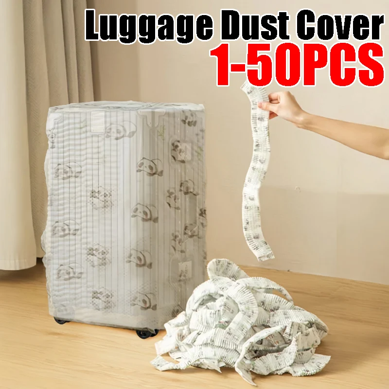 Travel Luggage Dust Cover Bag Universal Full Wrap Non-Woven Fabric Disposable Rain Shield Dust Protector for Suitcase Perfect
Travel Luggage Dust Cover Bag Universal Full Wrap Non-Woven Fabric Disposable Rain Shield Dust Protector for Suitcase Perfect
