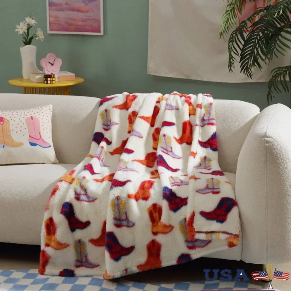 Western Faux Fur Throw Blanket Stylish Comfortable Cozy Home Decor Teens Young Adults Living Room Furniture Accessory
Western Faux Fur Throw Blanket Stylish Comfortable Cozy Home Decor Teens Young Adults Living Room Furniture Accessory