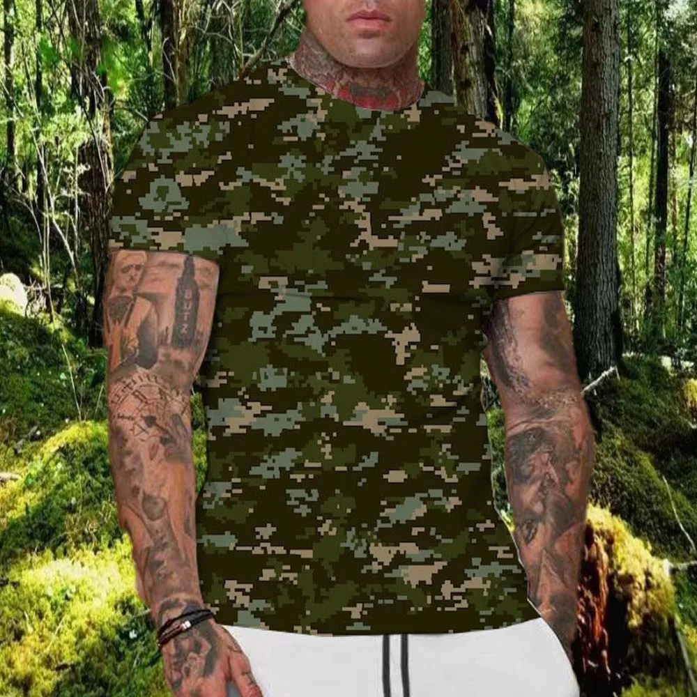 Sports School Military School Breathable Comfortable Sweat Absorbing Quick Drying Men's Student Training Camouflage T-Shirt
Sports School Military School Breathable Comfortable Sweat Absorbing Quick Drying Men's Student Training Camouflage T-Shirt