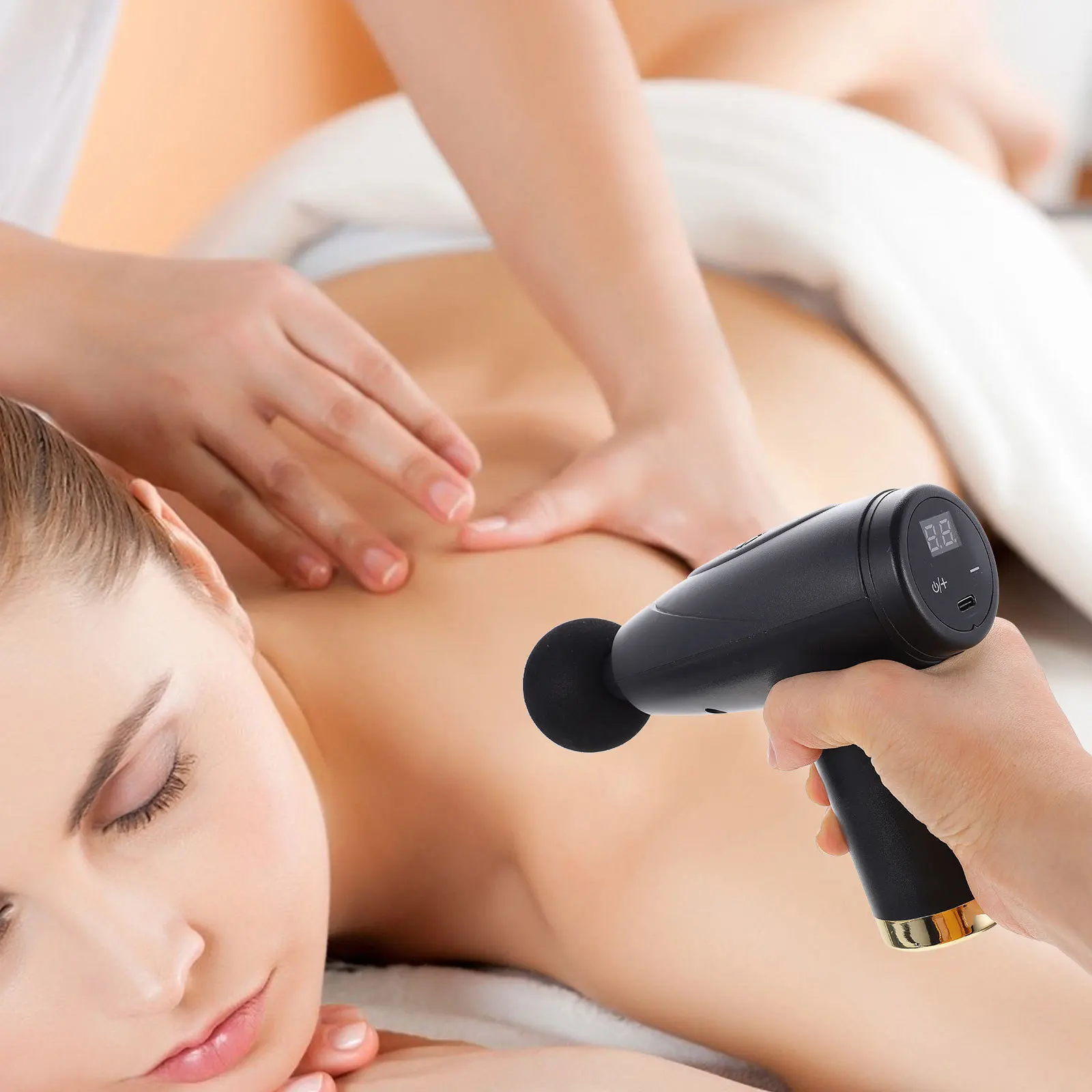 1Set Electric Smart Fascia Gun Muscle Massager Deep Tissue Percussion Small Back Neck Massager Household Massage Tool
1Set Electric Smart Fascia Gun Muscle Massager Deep Tissue Percussion Small Back Neck Massager Household Massage Tool