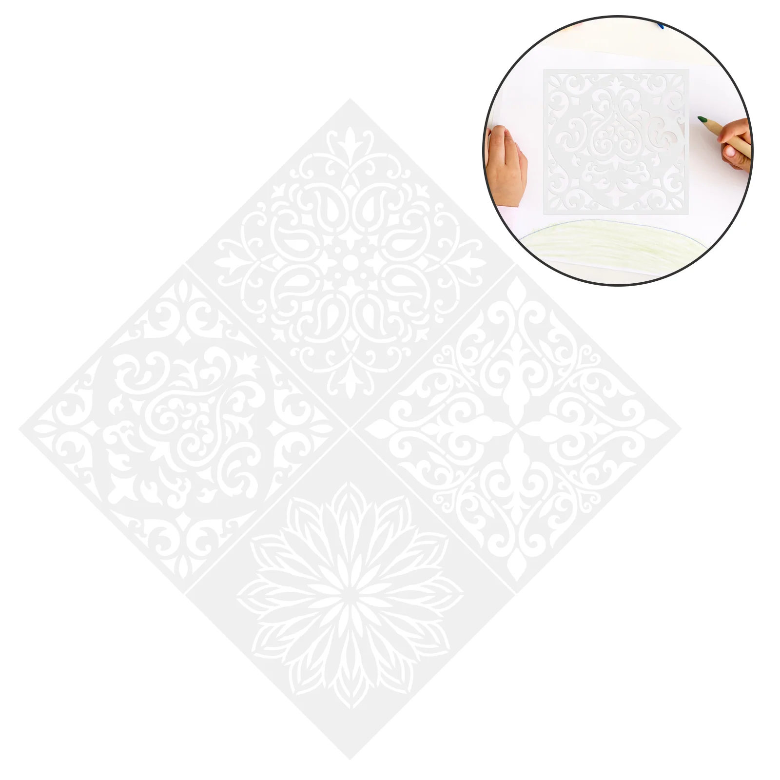 4 Sheets Painting Templates for Reusable Christmas Stencil Stencils Wall Drawing Manual
4 Sheets Painting Templates for Reusable Christmas Stencil Stencils Wall Drawing Manual