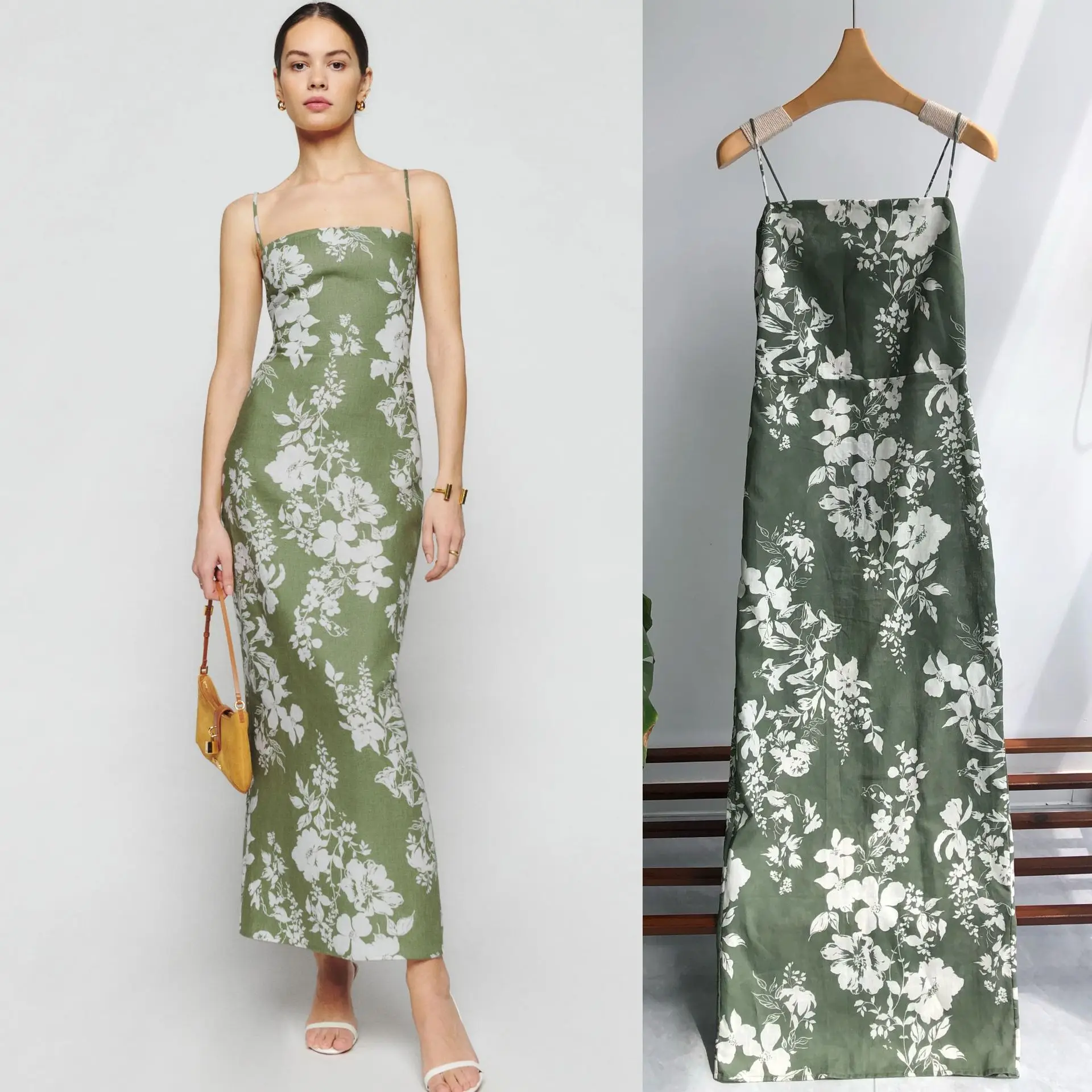 New Ladies Retro White Printed Linen Mid-length Dress 2023 Autumn and Winter Ladies Sling Midi Dresses for Holiday
New Ladies Retro White Printed Linen Mid-length Dress 2023 Autumn and Winter Ladies Sling Midi Dresses for Holiday