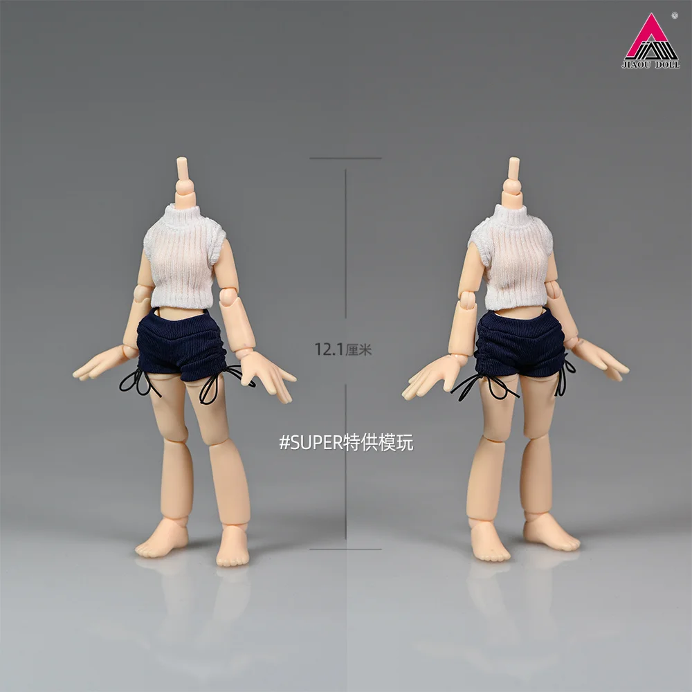 In stock 1/12 Drawstring Shorts Female Sleeveless Sweater Clothes Model Fit 12.1cm Azone Body Girl Action Figure Body Dolls
In stock 1/12 Drawstring Shorts Female Sleeveless Sweater Clothes Model Fit 12.1cm Azone Body Girl Action Figure Body Dolls