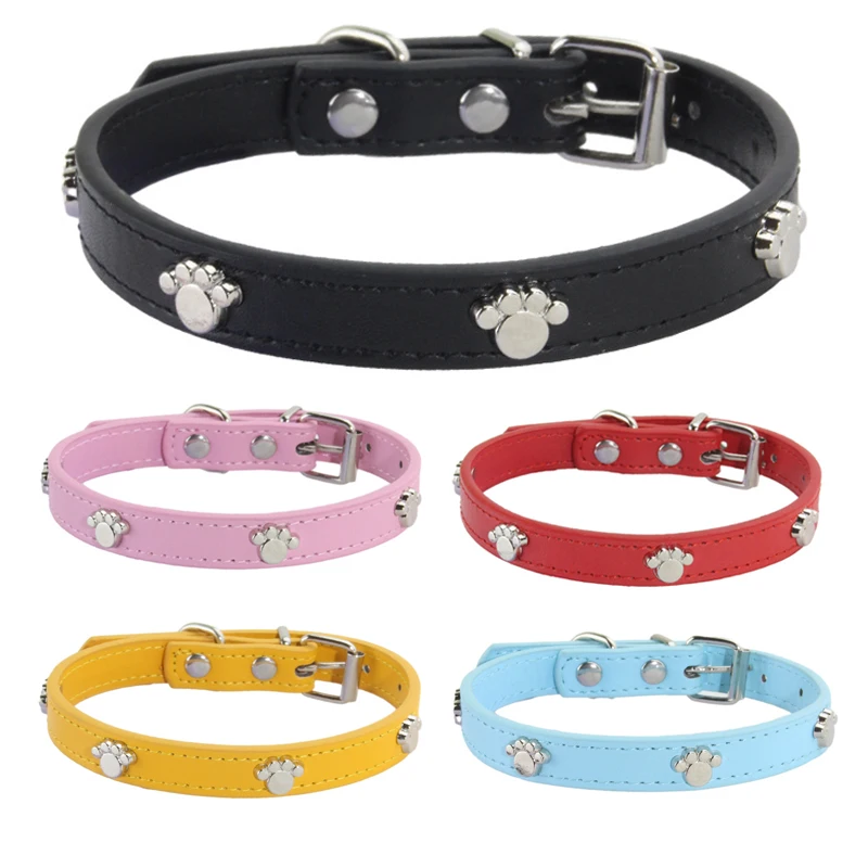 Footprint Leather Durable Pet Dog Collars Puppy Pug Collars for Small Large Dogs Cat Accessories Pet Collar for Small Dogs
Footprint Leather Durable Pet Dog Collars Puppy Pug Collars for Small Large Dogs Cat Accessories Pet Collar for Small Dogs