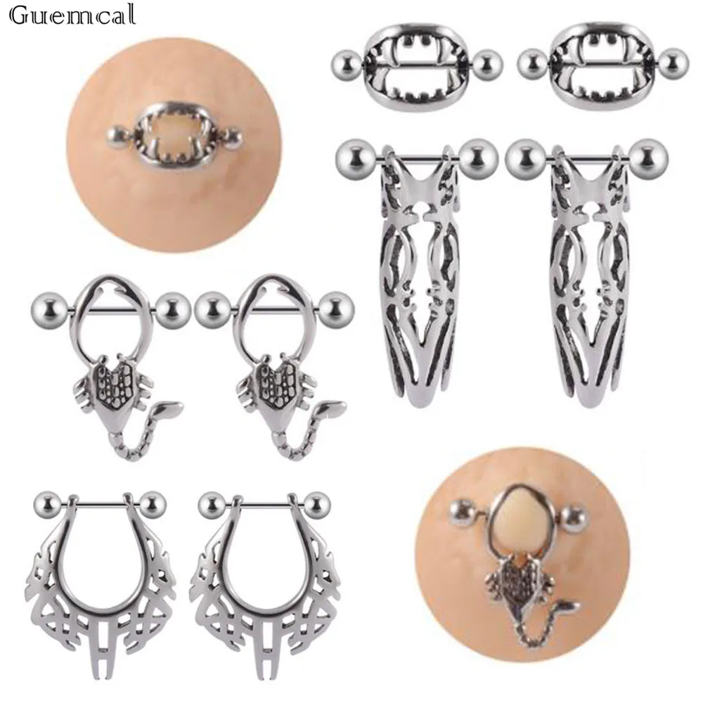 Guemcal 1 Pair Animal Nipple Piercing 14G Sexy Nipple Rings Piercing Bar Nipple Ring Piercing Jewelry
Guemcal 1 Pair Animal Nipple Piercing 14G Sexy Nipple Rings Piercing Bar Nipple Ring Piercing Jewelry