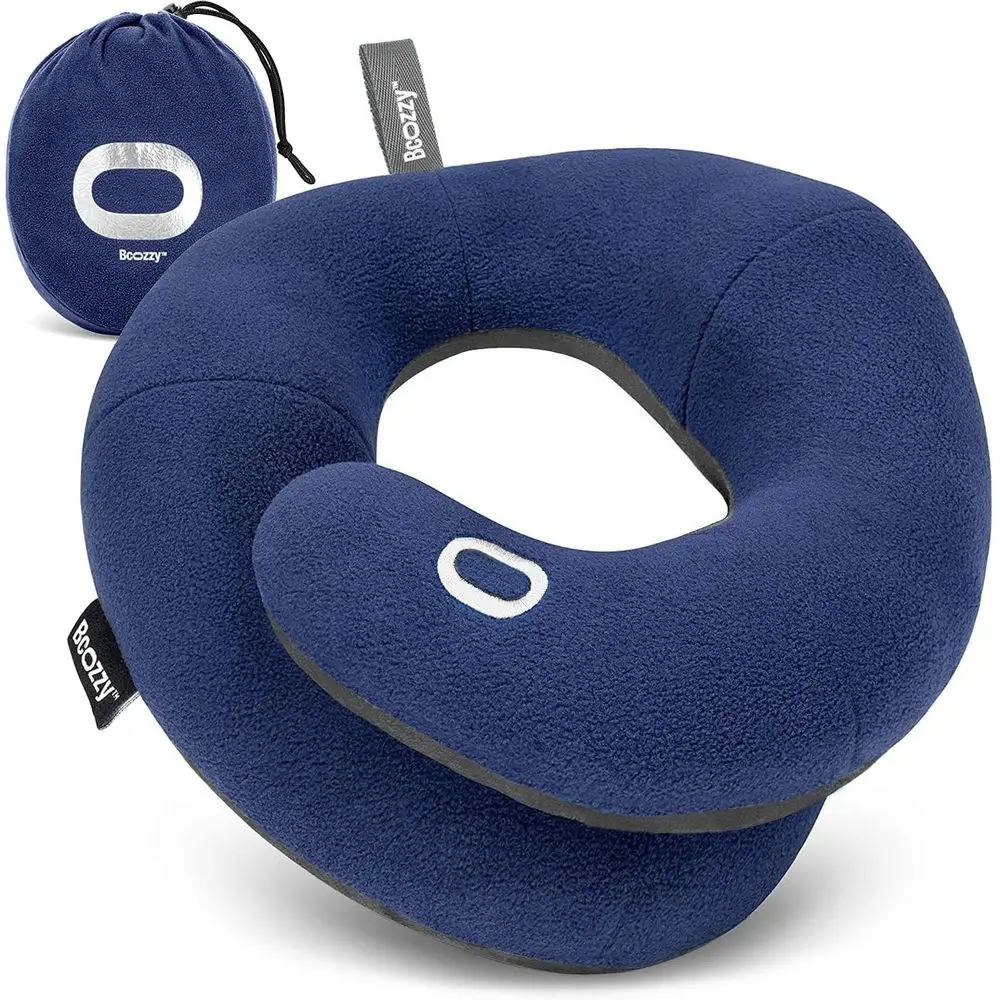 Double Support Travel Pillow for Airplane, Car Rides - Adjustable, Washable, X-Large Navy
Double Support Travel Pillow for Airplane, Car Rides - Adjustable, Washable, X-Large Navy