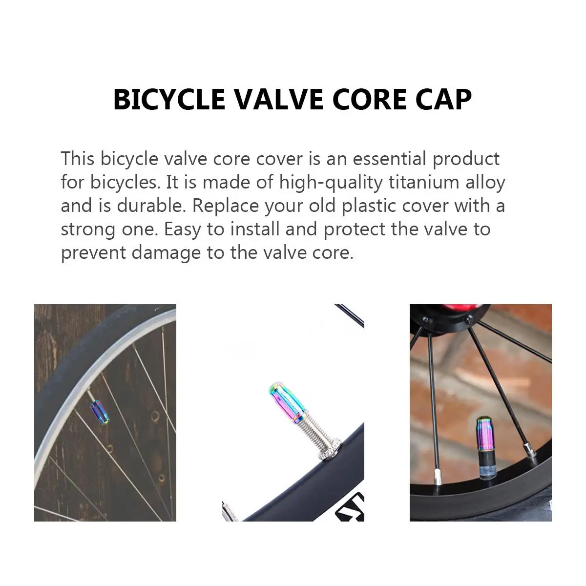 Titanium Alloy Bike Tire Cap French Mouth Core Cover for Mountain Road Bikes Durable Protect Valve Dust Cover Air Nozzle Repair
Titanium Alloy Bike Tire Cap French Mouth Core Cover for Mountain Road Bikes Durable Protect Valve Dust Cover Air Nozzle Repair