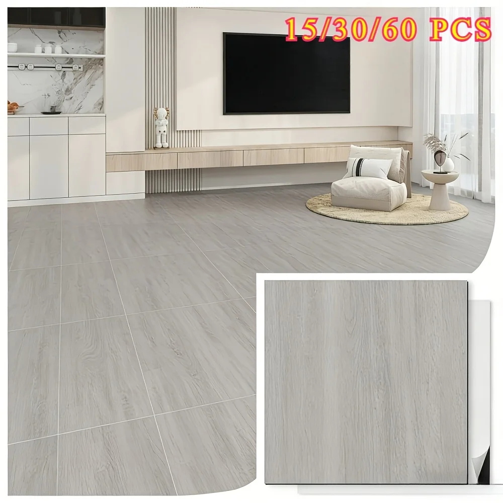 15/30/60pcs Luxury Retro Wood Grain Anti-Slip Decorative Floor Stickers, Durable Peel And Stick Vinyl Wallpaper, Removable Kitchen Waterproof Anti-Stain Tile Stickers, Washable Room Imitation Wood Board Floor Tiles, Countertop Furniture Renovation
15/30/60pcs Luxury Retro Wood Grain Anti-Slip Decorative Floor Stickers, Durable Peel And Stick Vinyl Wallpaper, Removable Kitchen Waterproof Anti-Stain Tile Stickers, Washable Room Imitation Wood Board Floor Tiles, Countertop Furniture Renovation