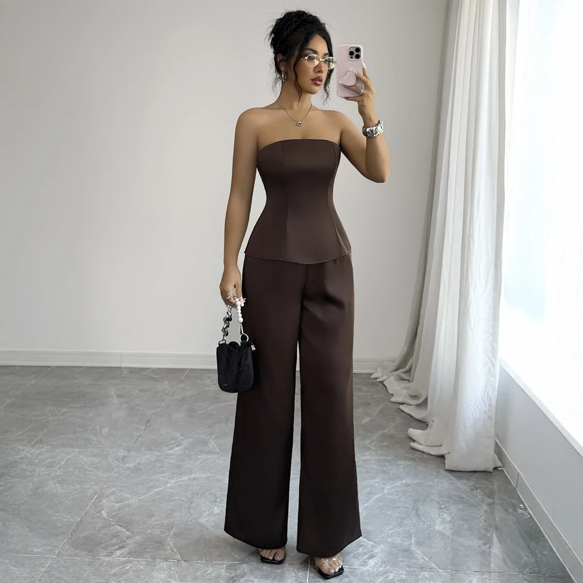 Elegant And Stylish Bustier Waist-cinching Wide-leg Pants Suit For Women, Spring/summer 2026 Robe Elegant Prom Outfits
Elegant And Stylish Bustier Waist-cinching Wide-leg Pants Suit For Women, Spring/summer 2026 Robe Elegant Prom Outfits
