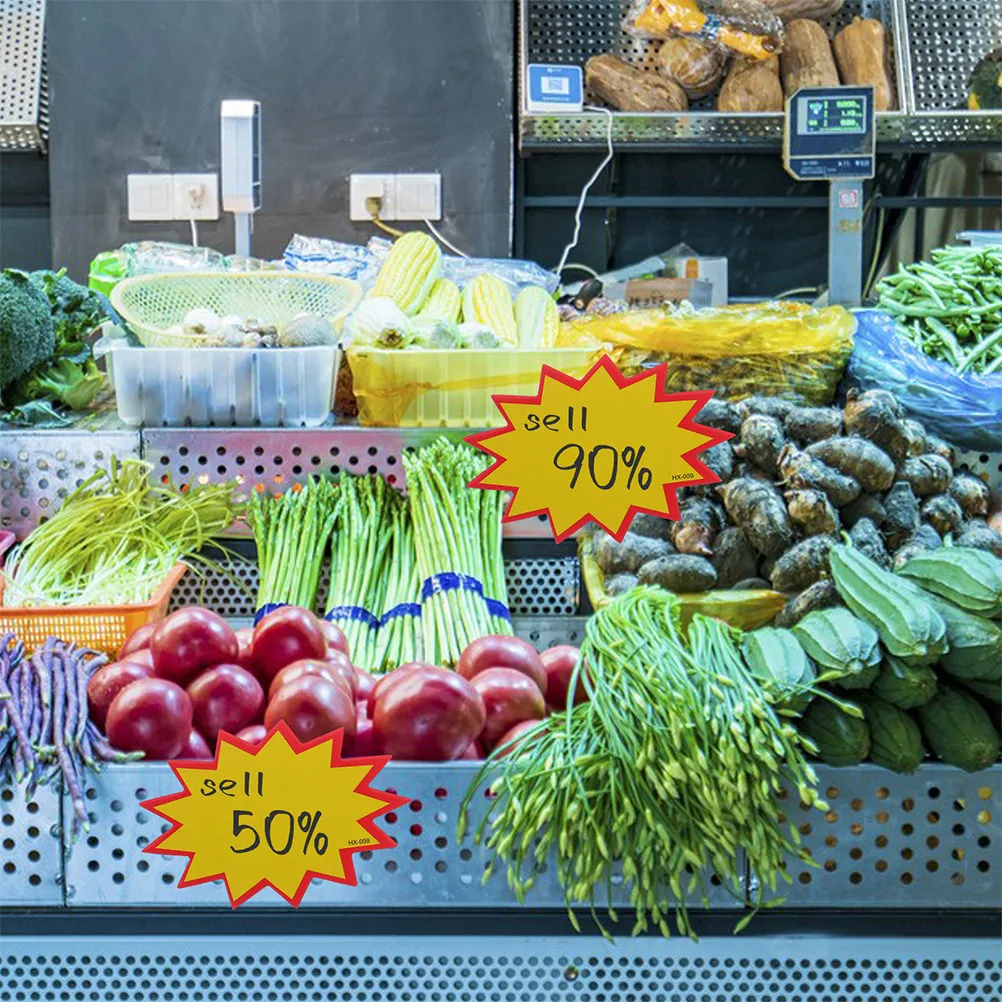 100Pcs Blank Writable Paper Price Tags for Supermarket Retail Stores Sale Price Labels Merchandise Display and Advertising
100Pcs Blank Writable Paper Price Tags for Supermarket Retail Stores Sale Price Labels Merchandise Display and Advertising