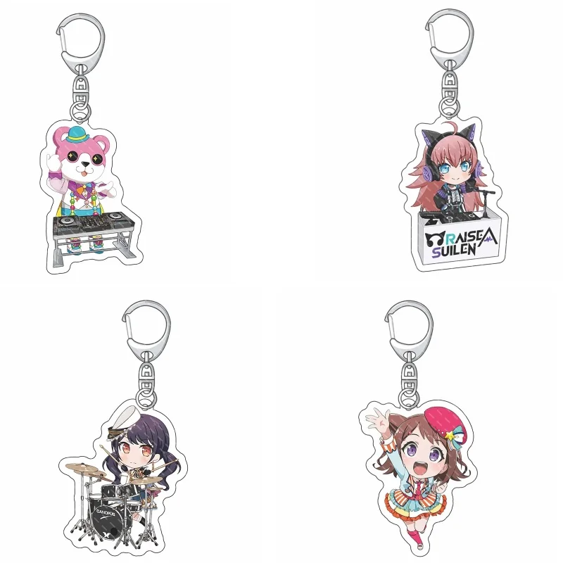BanG Dream Acrylic Keychain Jewelry Campus Related Products Cultural Creativity Friends Gift Charms Souvenir Accessories Bag
BanG Dream Acrylic Keychain Jewelry Campus Related Products Cultural Creativity Friends Gift Charms Souvenir Accessories Bag