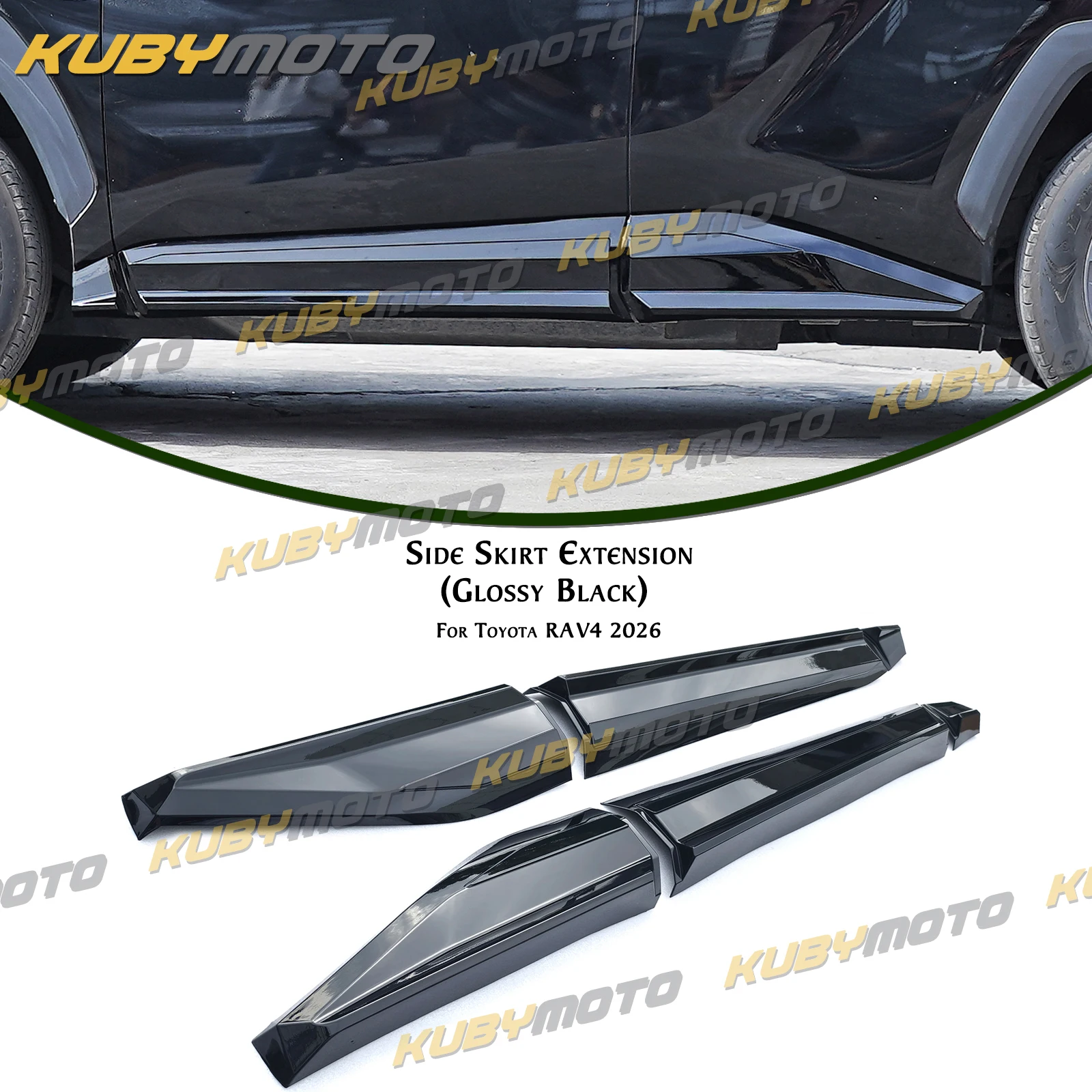 Exterior Side Skirt Splitter Extended Spoiler Lip Modified Part For Toyota RAV4 2026
Exterior Side Skirt Splitter Extended Spoiler Lip Modified Part For Toyota RAV4 2026