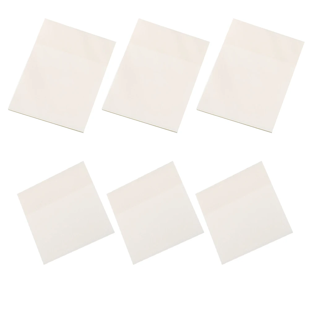 6 Pcs Transparent Self Stick Memo Pads Clear Note Tabs Portable PET Material Stationery Oil Markers Pens Pencils
6 Pcs Transparent Self Stick Memo Pads Clear Note Tabs Portable PET Material Stationery Oil Markers Pens Pencils