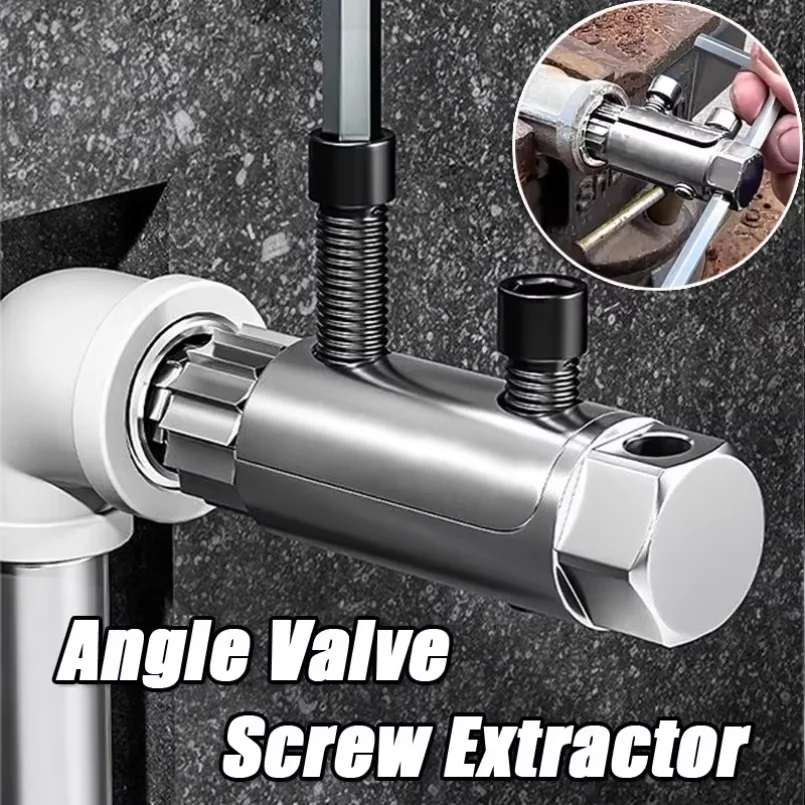 Faucet Angle Valve Screw Extractor – Professional Broken Bolt Remover Tool for 1/2", 3/4", 1" Water Pipes Plumbing Repair
Faucet Angle Valve Screw Extractor – Professional Broken Bolt Remover Tool for 1/2", 3/4", 1" Water Pipes Plumbing Repair