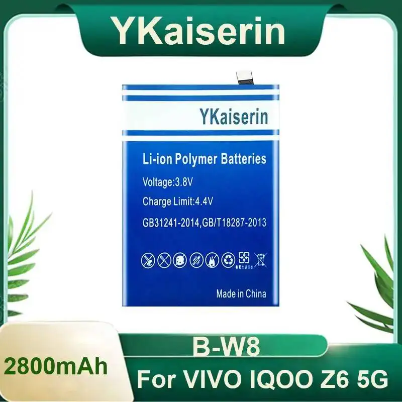 Для Vivo Iqoo Z6 5G надежная мощность 2800 мАч B-W8 Высококачественный аккумулятор для мобильного телефона
Для Vivo Iqoo Z6 5G надежная мощность 2800 мАч B-W8 Высококачественный аккумулятор для мобильного телефона