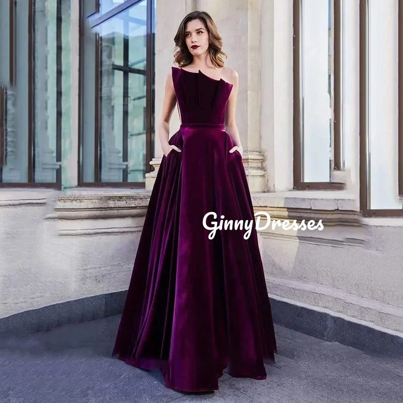 Customized Evening Dresses A-Line Strapless Floor-Length Wedding Dress Ruffle Zipper Up Sleeveless Formal Occasion Dresse
Customized Evening Dresses A-Line Strapless Floor-Length Wedding Dress Ruffle Zipper Up Sleeveless Formal Occasion Dresse