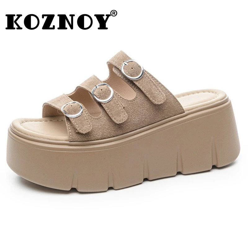 Fujin 7cm Suede Synthetic Microfiber Genuine Leather Sandals Slipper Flats Women Chunky Sneakers Slippers Platform Wedge Shoes
Fujin 7cm Suede Synthetic Microfiber Genuine Leather Sandals Slipper Flats Women Chunky Sneakers Slippers Platform Wedge Shoes