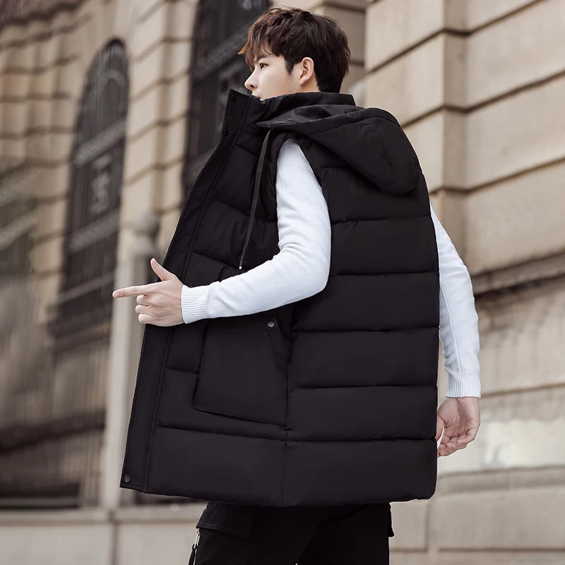 New 2025 Cotton down Jaet Thiened Middle-Length Leather Jaet Youth Casual Winter Warm Vest ex Faionable Coat
New 2025 Cotton down Jaet Thiened Middle-Length Leather Jaet Youth Casual Winter Warm Vest ex Faionable Coat