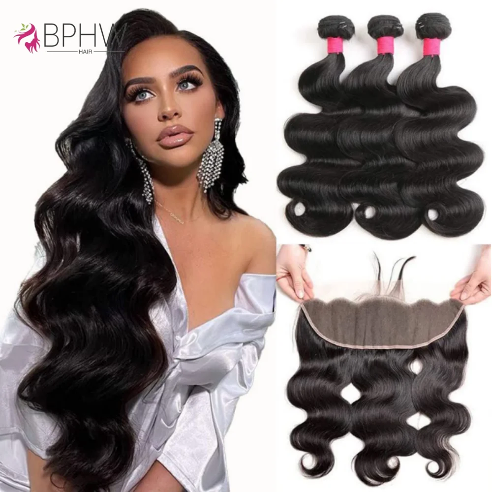 Body Wave Human Hair Bundles With Frontal Indian Hair Weave 3 Bundles With Lace Closure Wavy Human Hair Extensions Natural Color
Body Wave Human Hair Bundles With Frontal Indian Hair Weave 3 Bundles With Lace Closure Wavy Human Hair Extensions Natural Color