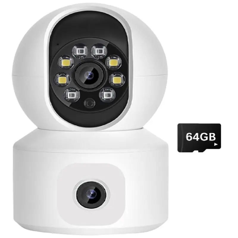 ABUO-8MP Dual Lens Wifi IP Camera For Smart Homes, Enhanced Baby Monitor With Color Night Vision And Automatic Human Tracking
ABUO-8MP Dual Lens Wifi IP Camera For Smart Homes, Enhanced Baby Monitor With Color Night Vision And Automatic Human Tracking