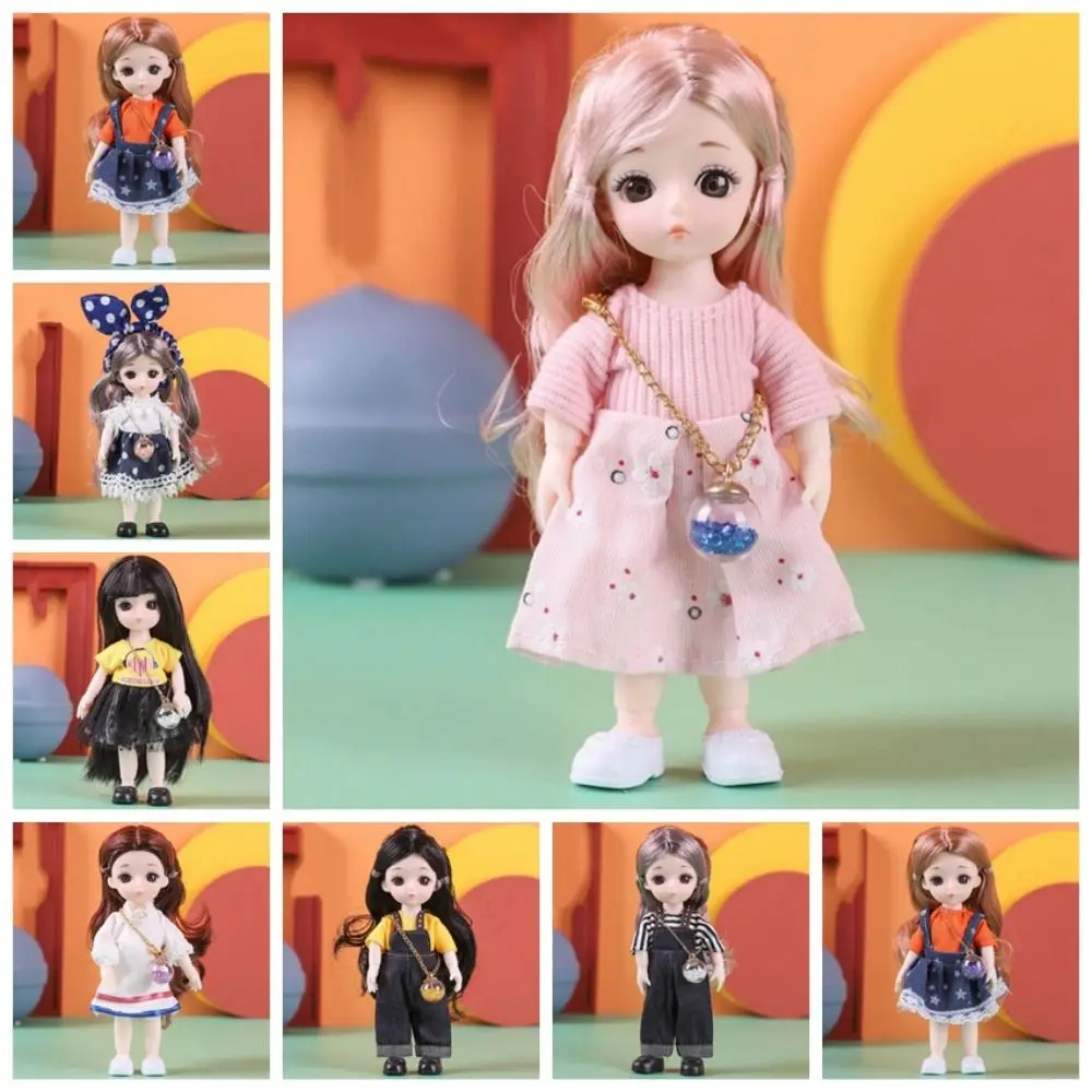 Play House Toys with Clothes BJD Dolls Dress Up PVC Simulated Eye Hinge Doll Enamel 3D Eye Removable Joints Doll Birthday Gift
Play House Toys with Clothes BJD Dolls Dress Up PVC Simulated Eye Hinge Doll Enamel 3D Eye Removable Joints Doll Birthday Gift