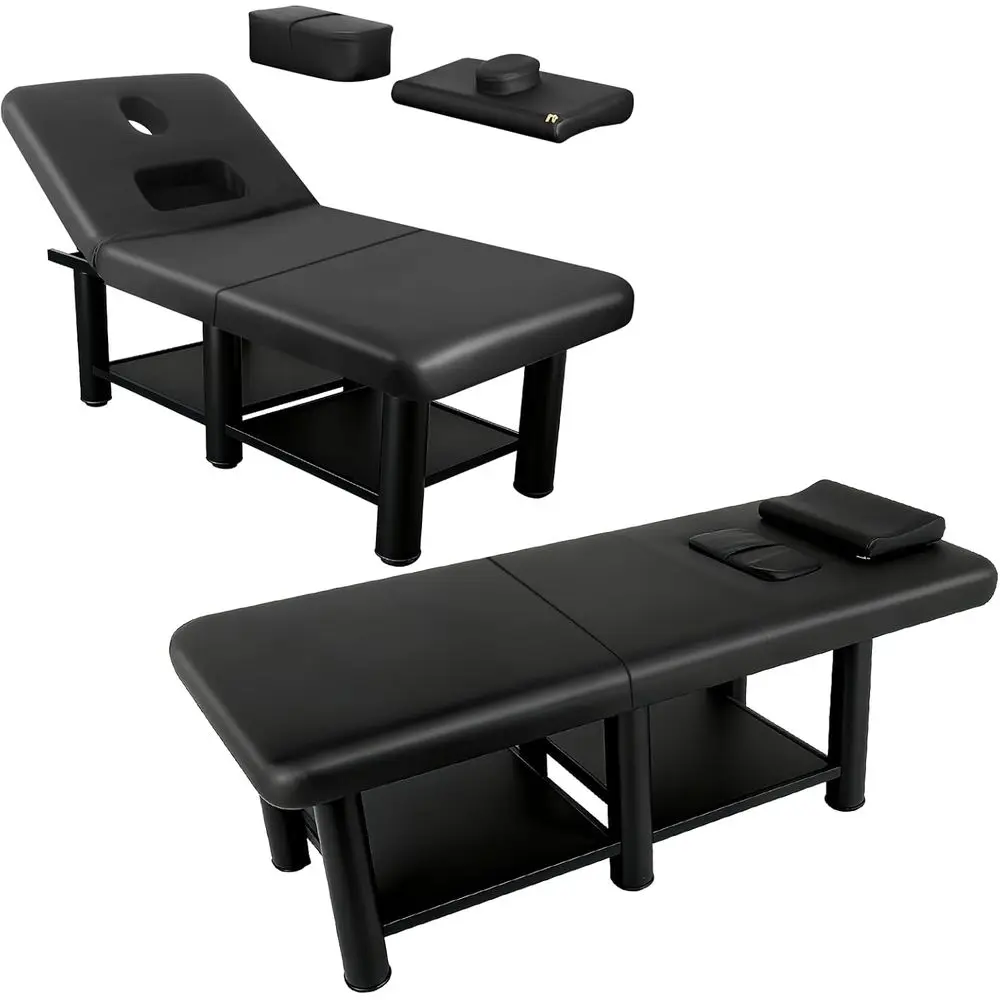 Sturdy Adjustable Massage Table with PU Leather, Bottom Shelf, for Beauty, Spa, and Physiotherapy Use
Sturdy Adjustable Massage Table with PU Leather, Bottom Shelf, for Beauty, Spa, and Physiotherapy Use