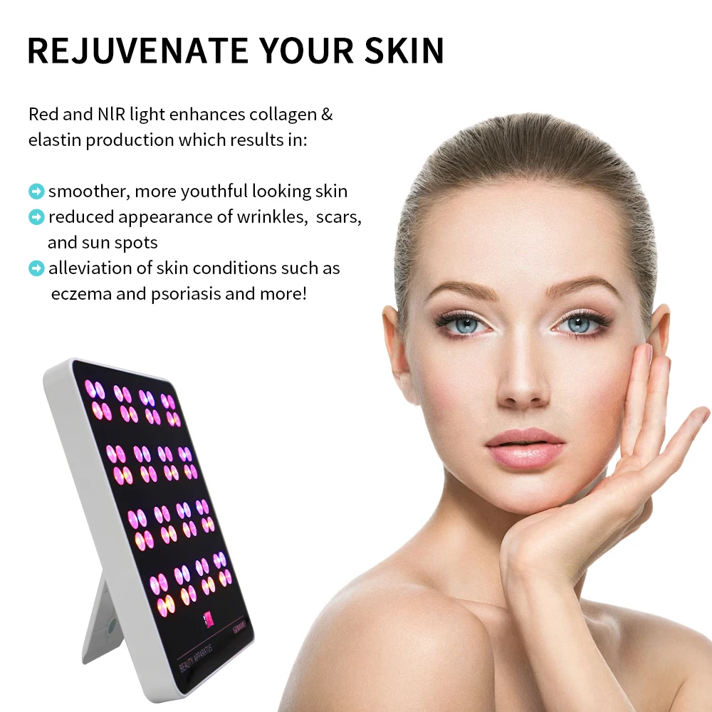 Red & Near-Infrared Light Therapy Device – 660nm & 850nm Wavelengths for Skin Rejuvenation, Muscle Recovery, Energy Support
Red & Near-Infrared Light Therapy Device – 660nm & 850nm Wavelengths for Skin Rejuvenation, Muscle Recovery, Energy Support