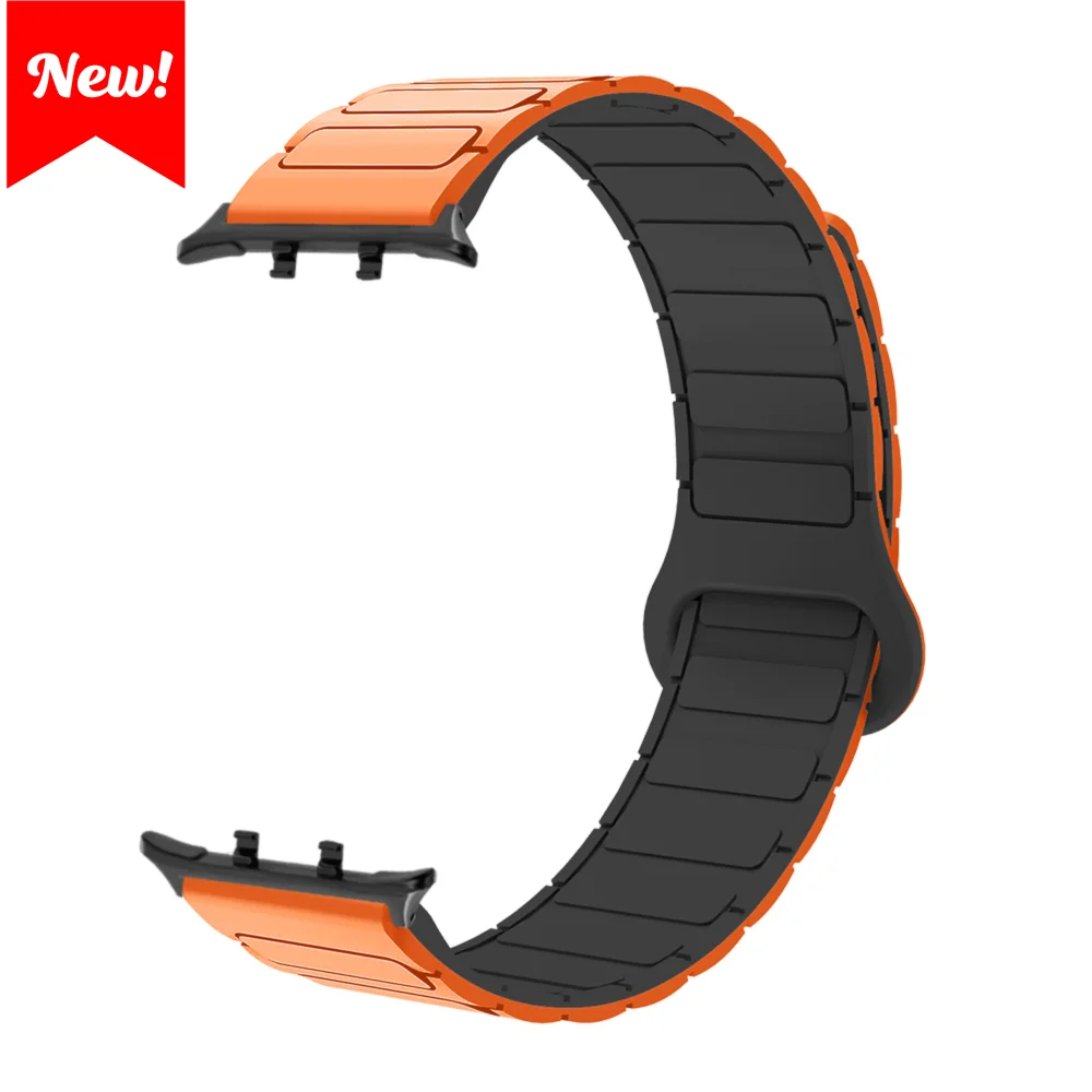 20mm Magnetic Loop Strap For Honor Watch 5 Bracelet Armor Style Sweatproof Silicone Quick Release Smart Watch Band For Man Woman
20mm Magnetic Loop Strap For Honor Watch 5 Bracelet Armor Style Sweatproof Silicone Quick Release Smart Watch Band For Man Woman