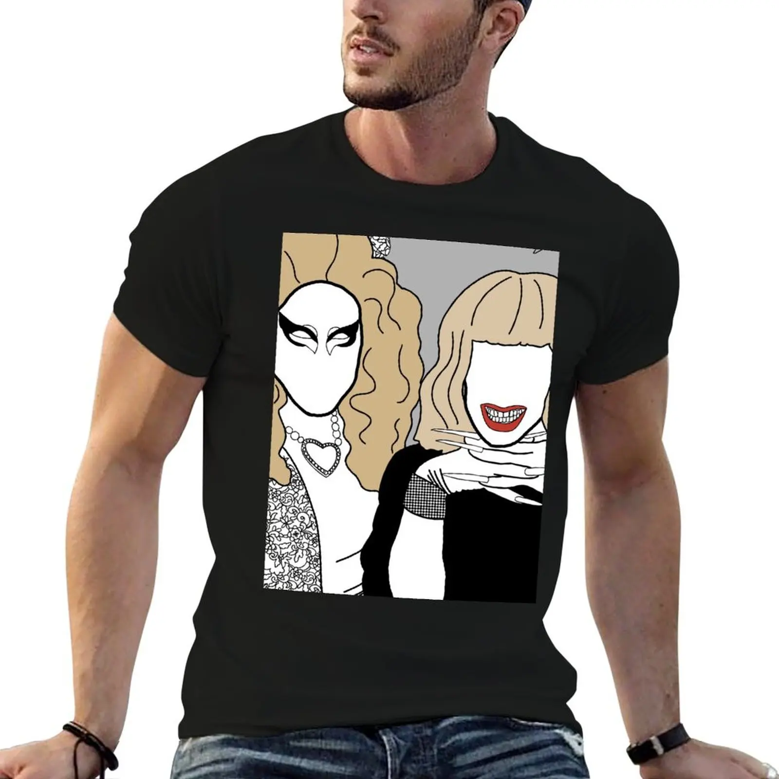 Trixie and Katya T-Shirt anime t shirts oversize t shirt man cotton funny t shirts cotton T-shirt
Trixie and Katya T-Shirt anime t shirts oversize t shirt man cotton funny t shirts cotton T-shirt