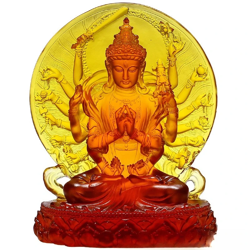 Crystal glass temple dedicated to Junti Bodhisattva Buddha statue for handmade use
Crystal glass temple dedicated to Junti Bodhisattva Buddha statue for handmade use