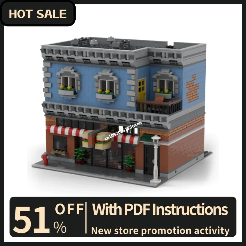New 2532Pcs City Hot Selling Street View Moc Modular Deli Model Building Custom Puzzles Diy Creative Ideas Toys Birthday Gifts
New 2532Pcs City Hot Selling Street View Moc Modular Deli Model Building Custom Puzzles Diy Creative Ideas Toys Birthday Gifts