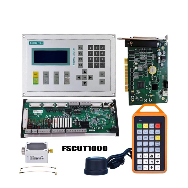 New CNC FSCUT1000 laser cutting machine control panel preamplifier/terminal board/wireless handheld box/laser control card
New CNC FSCUT1000 laser cutting machine control panel preamplifier/terminal board/wireless handheld box/laser control card