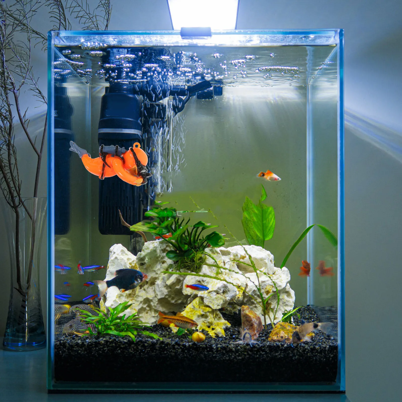 4pcs Aquarium Diver Ornament Resin Floating Fish Tank Decorations For Pets Safe Non-Toxic Waterproof Craftscapes
4pcs Aquarium Diver Ornament Resin Floating Fish Tank Decorations For Pets Safe Non-Toxic Waterproof Craftscapes